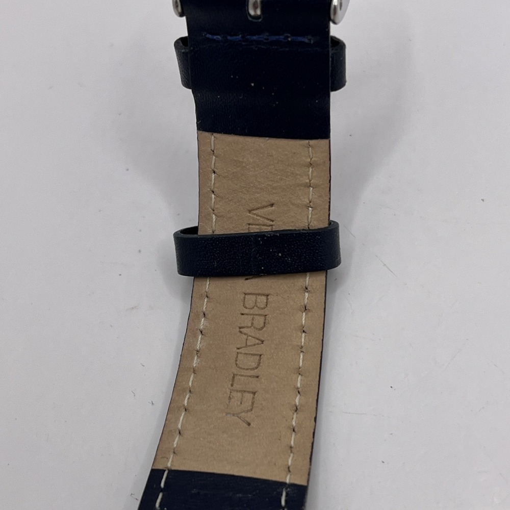 Vera Bradley Women's‎ Paisley Floral Watch Leather Band 35mm Case- New Battery - Picture 7 of 9